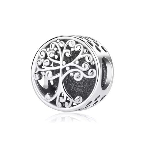 Charm Árbol de la Vida Efecto Vintage Plateado — Silverglam Charm Árbol de la Vida Efecto Vintage Plateado — Silverglam