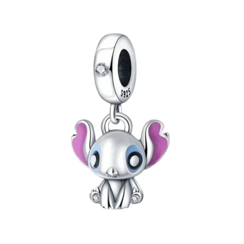 Charm Dije Personaje Stitch Plateado — Silverglam Charm Dije Personaje Stitch Plateado — Silverglam