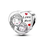 Charm dije corazón amor de madre — silverglam Charm dije corazón amor de madre — silverglam