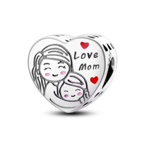 Charm Dije Corazón Amor de Madre — Silverglam Charm Dije Corazón Amor de Madre — Silverglam