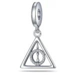 Dije símbolo tres reliquias con micro circones — silverglam Dije símbolo tres reliquias con micro circones — silverglam