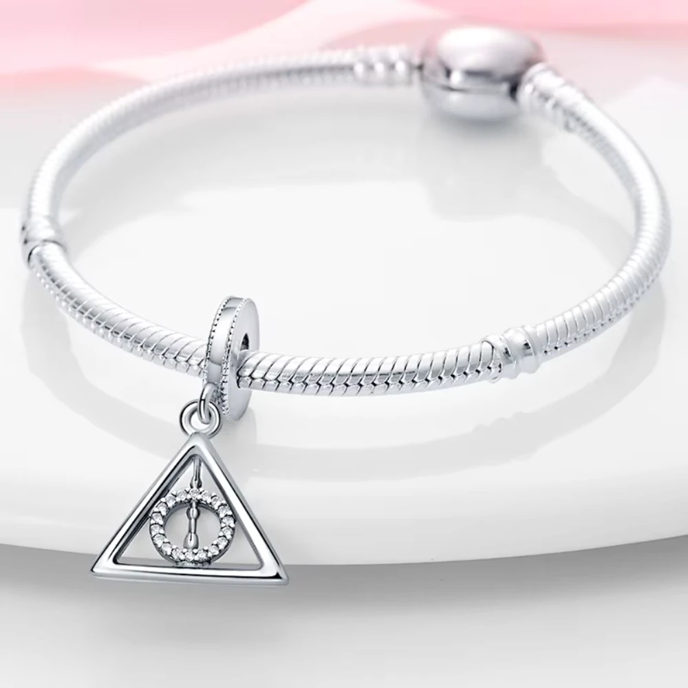 Charm dije símbolo de las tres reliquias pulsera Charm dije símbolo de las tres reliquias pulsera