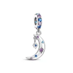 Charm luna con circones derecha Charm luna con circones derecha
