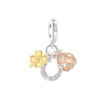 Charm tipo dije colgante de la suerte derecha Charm tipo dije colgante de la suerte derecha