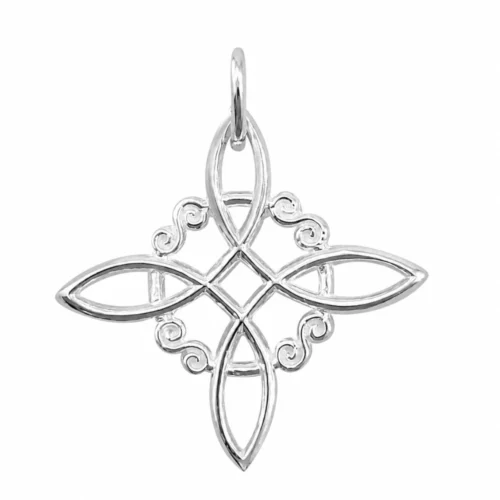 Colgante Nudo de Brujas Plata 925 20 mm — Silverglam Colgante Nudo de Brujas Plata 925 20 mm — Silverglam