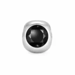 Colgante de plata 925 punto de luz 6 mm negro Colgante de plata 925 punto de luz 6 mm negro