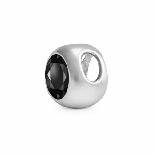 Colgante Punto de Luz Circón Negro Plata 925 — Silverglam Colgante Punto de Luz Circón Negro Plata 925 — Silverglam