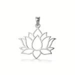 Colgante flor de loto plata 925 — silverglam Colgante flor de loto plata 925 — silverglam
