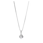 Collar plata punto de luz con circón 40 cm — silverglam Collar plata punto de luz con circón 40 cm — silverglam
