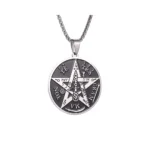 Collar tetragrammaton acero inoxidable 60 cm — silverglam Collar tetragrammaton acero inoxidable 60 cm — silverglam