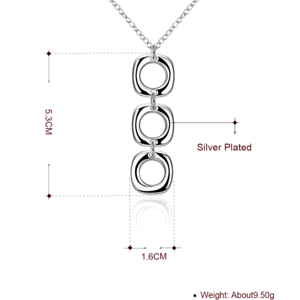 Conjunto collar y aros geométricos colgante medidas Conjunto collar y aros geométricos colgante medidas