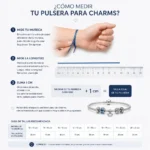 Medir muneca pulsera charms Medir muneca pulsera charms