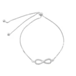 Pulsera plata 925 infinito microcircones — silverglam Pulsera plata 925 infinito microcircones — silverglam