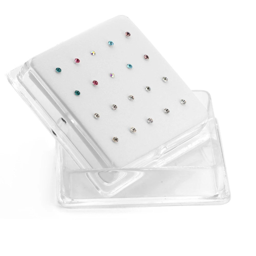 Set piercing de plata 925 nariz 1,5 mm derecha Set piercing de plata 925 nariz 1,5 mm derecha