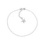 Tobillera estrella plata 925 derecha Tobillera estrella plata 925 derecha