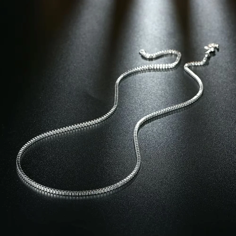 Cadena plata veneciana 2 mm 55 cm completa Cadena plata veneciana 2 mm 55 cm completa