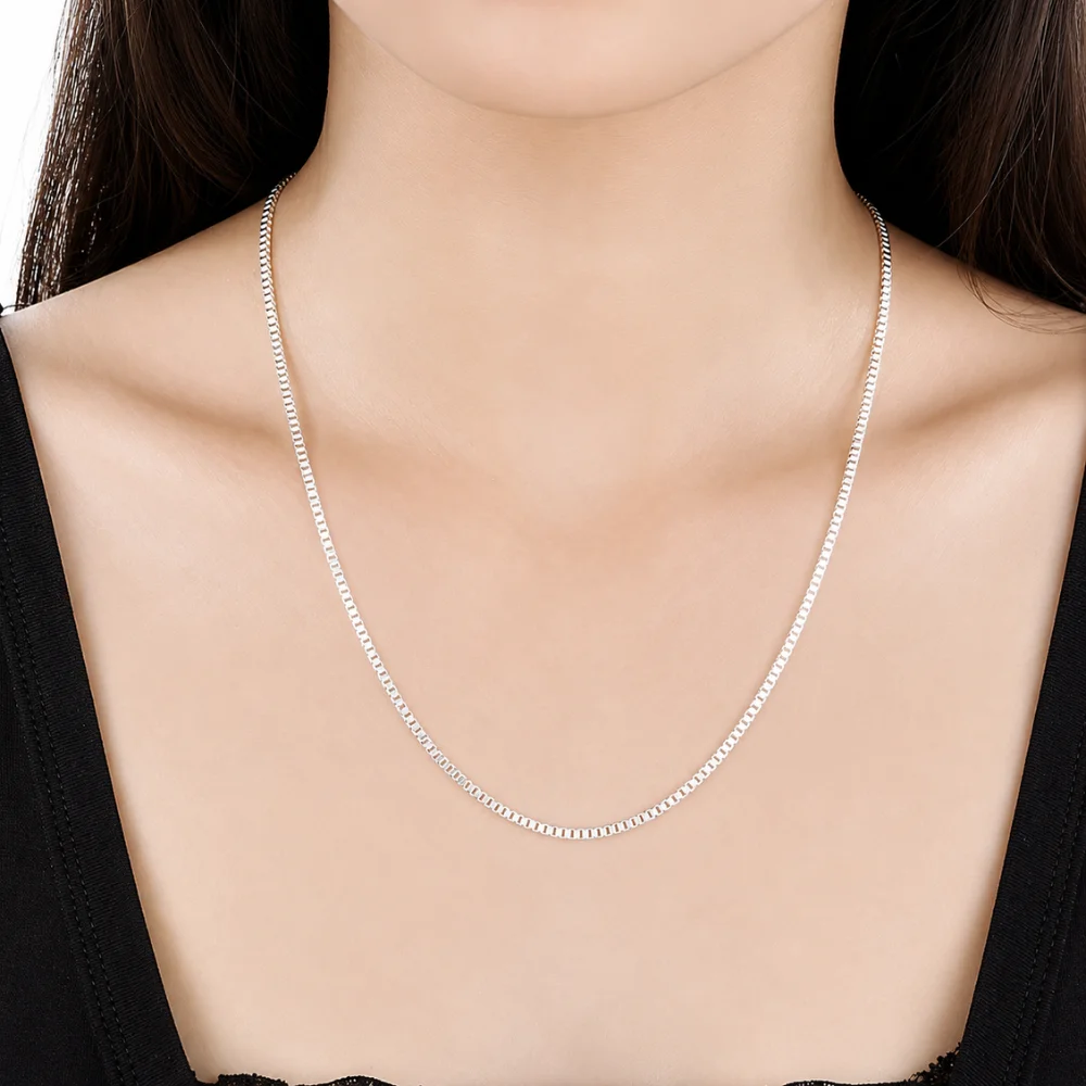 Cadena plata veneciana 2 mm 55 cm modelo Cadena plata veneciana 2 mm 55 cm modelo