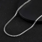 Cadena plata veneciana 2 mm 55 cm zoom Cadena plata veneciana 2 mm 55 cm zoom