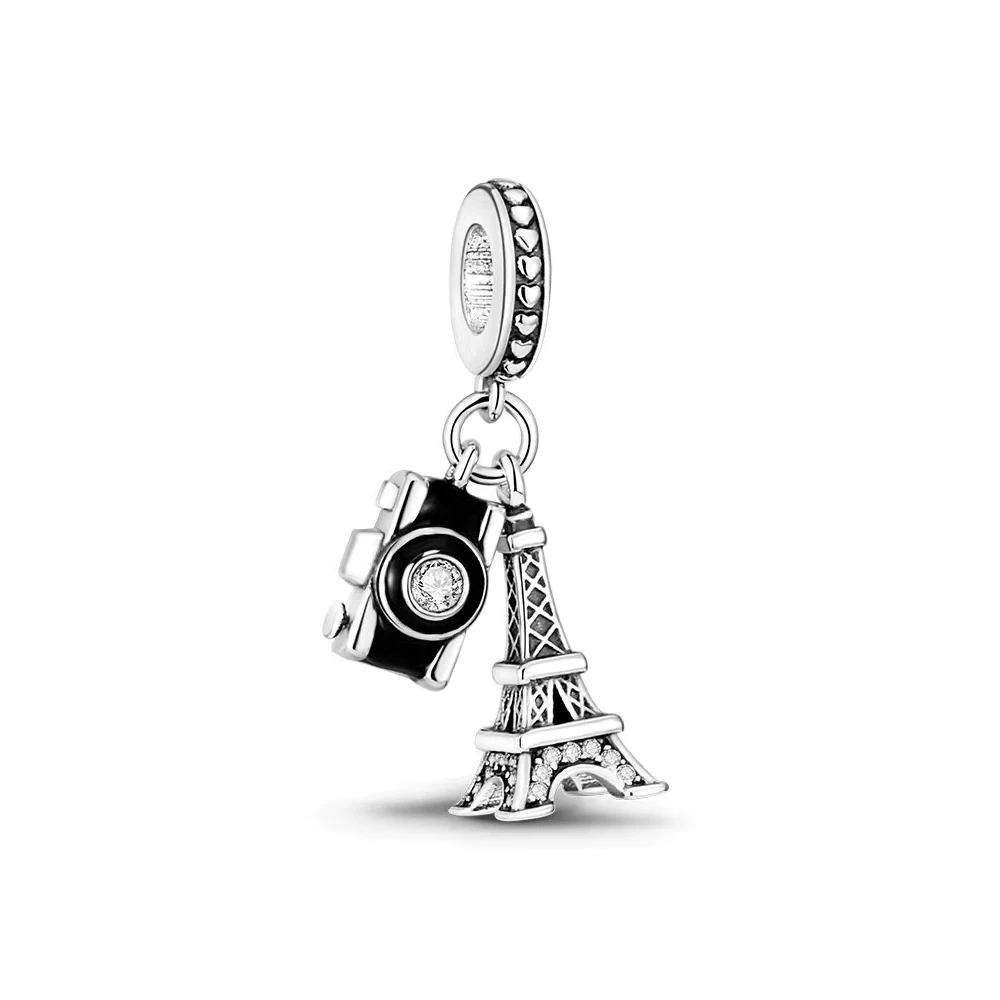 Charm torre eiffel y cámara derecha Charm torre eiffel y cámara derecha