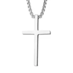 Collar de cruz acero 60 cm — silverglam Collar de cruz acero 60 cm — silverglam