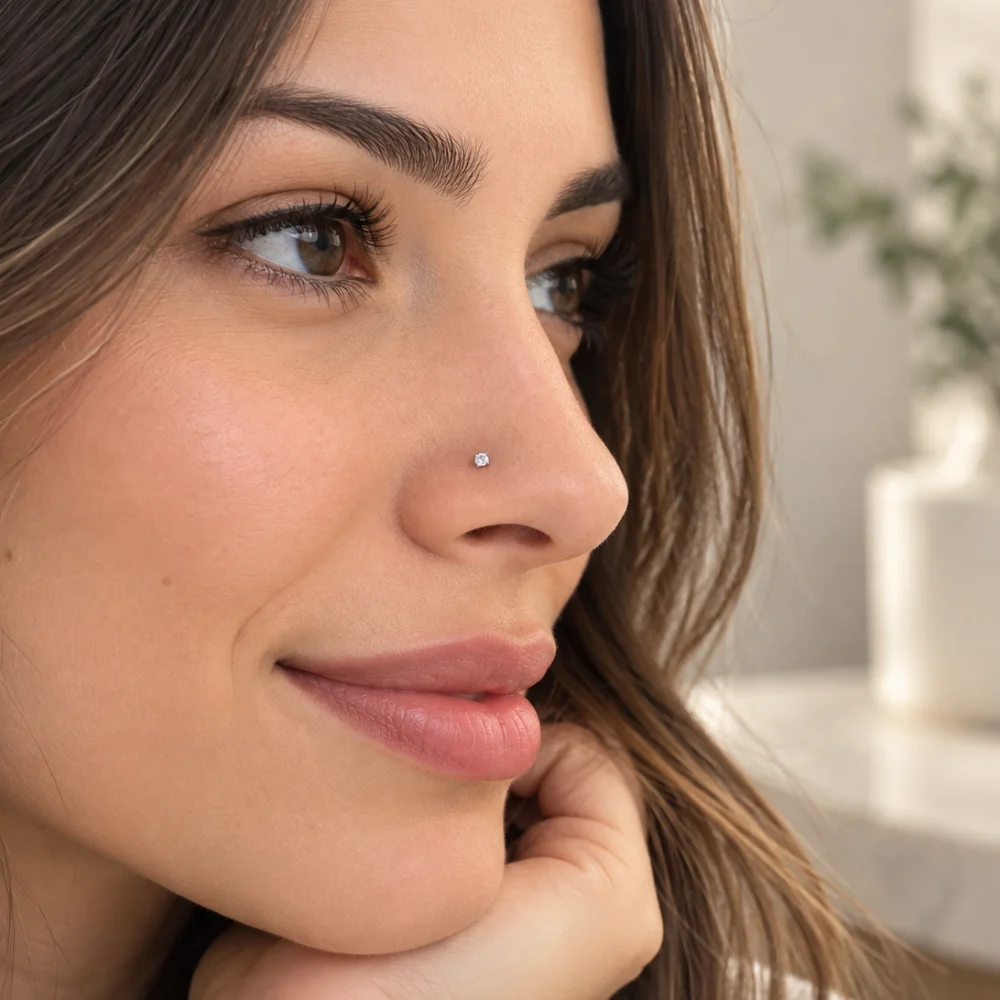 Par piercing plata 925 circón 1,5 mm lifesyle Par piercing plata 925 circón 1,5 mm lifesyle